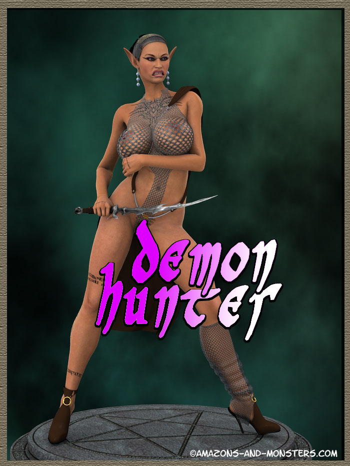 Amazons-and-Monsters Demon Hunter 3D Porn Comic