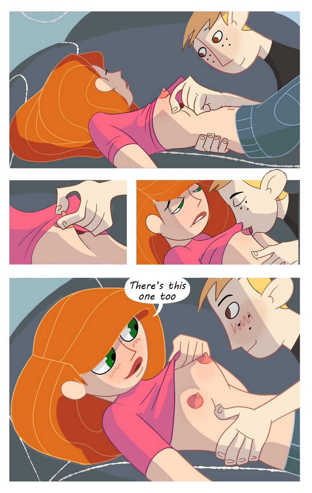 Uanonkp - The Couch (Kim Possible) Porn Comic