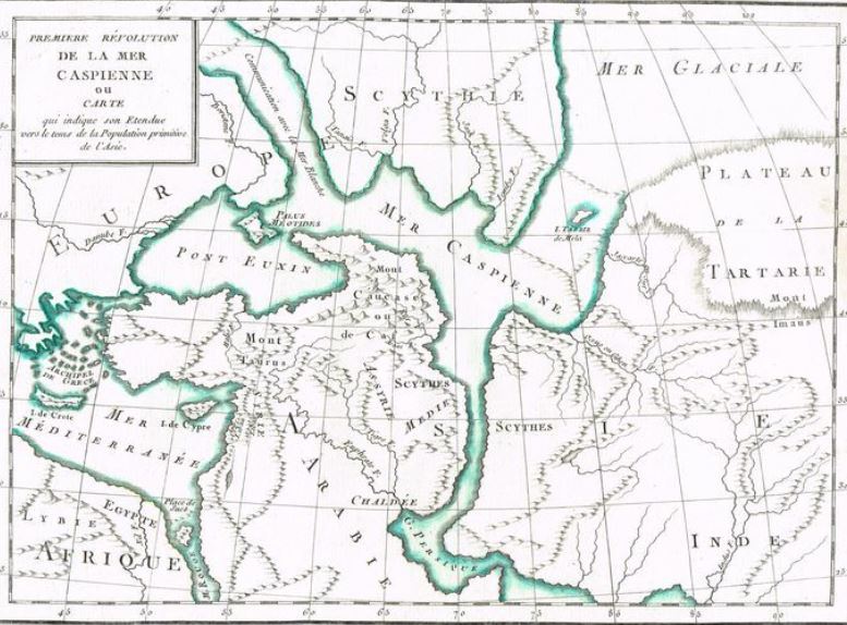 Карта каспийского моря ф и соймонова